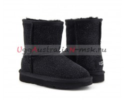 UGG KIDS CLASSIC STARDUST BLACK