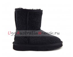 UGG KIDS CLASSIC STARDUST BLACK