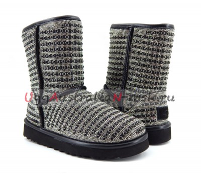 UGG CLASSIC SHORT PEARL BLACK