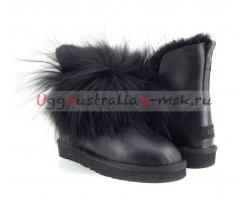 UGG IRINA FUR GUN II METALLIC BLACK