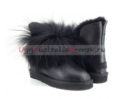 UGG IRINA FUR GUN II METALLIC BLACK