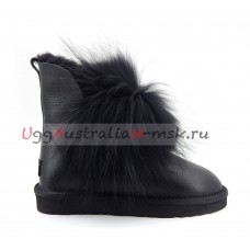 UGG IRINA FUR GUN II METALLIC BLACK