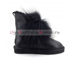 UGG IRINA FUR GUN II METALLIC BLACK