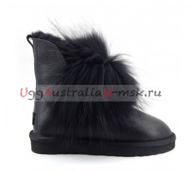 UGG IRINA FUR GUN II METALLIC BLACK