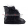 UGG IRINA FUR GUN II METALLIC BLACK
