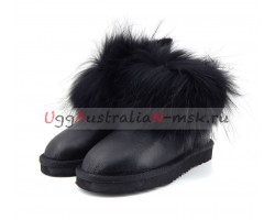 UGG IRINA FUR GUN II METALLIC BLACK