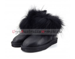 UGG IRINA FUR GUN II METALLIC BLACK