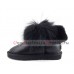 UGG IRINA FUR GUN II METALLIC BLACK