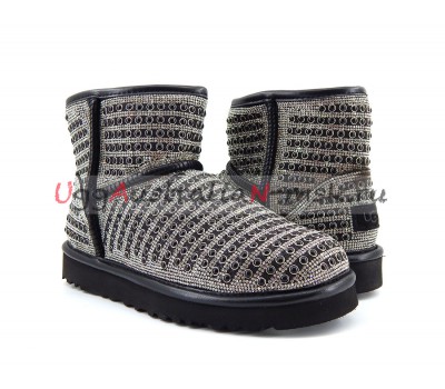 UGG MINI SHORT PEARL BLACK