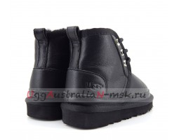 UGG KIDS BOOTS NEUMEL METALLIC BLACK