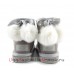 UGG KIDS BOW POM I DO WHITE