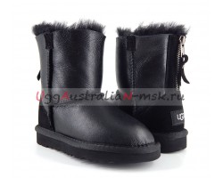 UGG KIDS ONE ZIP METALLIC BLACK