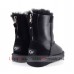 UGG KIDS ONE ZIP METALLIC BLACK