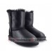 UGG KIDS ONE ZIP METALLIC BLACK