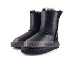 UGG KIDS ONE ZIP METALLIC BLACK