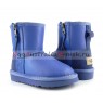 UGG KIDS ONE ZIP METALLIC BLUE WAVE