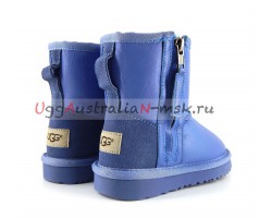 UGG KIDS ONE ZIP METALLIC BLUE WAVE