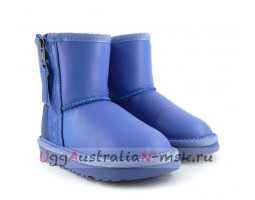 UGG KIDS ONE ZIP METALLIC BLUE WAVE