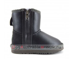 UGG KIDS ONE ZIP METALLIC GREY