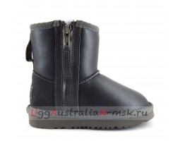 UGG KIDS ONE ZIP METALLIC GREY