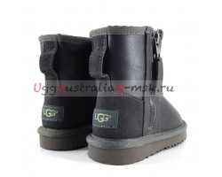 UGG KIDS ONE ZIP METALLIC GREY