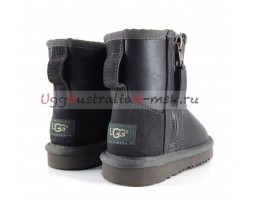 UGG KIDS ONE ZIP METALLIC GREY