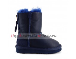 UGG KIDS ONE ZIP METALLIC NAVY