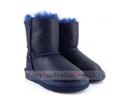 UGG KIDS ONE ZIP METALLIC NAVY