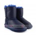 UGG KIDS ONE ZIP METALLIC NAVY