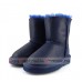 UGG KIDS ONE ZIP METALLIC NAVY