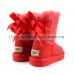 UGG KIDS TODDLERS BAILEY BOW METALLIC RED