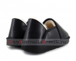 UGG MEN SLIP-ON KENTON METALLIC BLACK