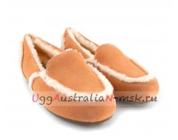 UGG WOMEN LOAFER SLIPPERS HAILEY APRICOT