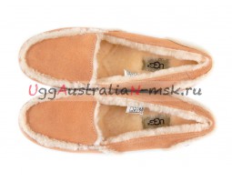 UGG WOMEN LOAFER SLIPPERS HAILEY APRICOT