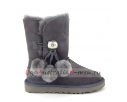 UGG BAILEY BUTTON POM GREY 