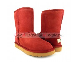 UGG CLASSIC II SHORT SCARLET