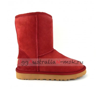 UGG CLASSIC II SHORT SCARLET