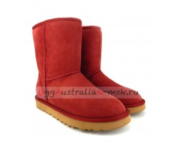 UGG CLASSIC II SHORT SCARLET