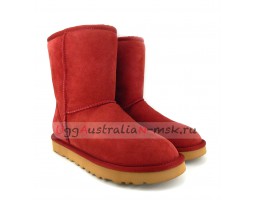 UGG CLASSIC II SHORT SCARLET