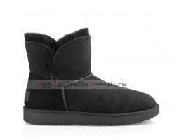 UGG CLASSIC MINI CUFF BLACK