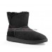 UGG CLASSIC MINI CUFF BLACK