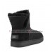 UGG CLASSIC MINI CUFF BLACK