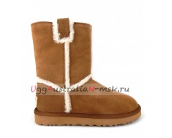 UGG CLASSIC SHORT TOP WOOL CHESTNUT