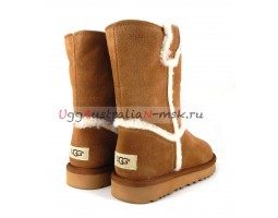 UGG CLASSIC SHORT TOP WOOL CHESTNUT