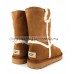 UGG CLASSIC SHORT TOP WOOL CHESTNUT