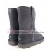 UGG CLASSIC SHORT TOP WOOL GREY