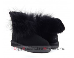 UGG IRINA FUR GUN II BLACK