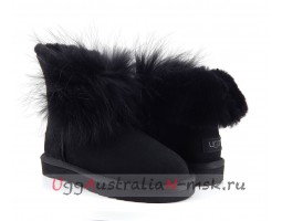 UGG IRINA FUR GUN II BLACK