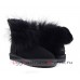 UGG IRINA FUR GUN II BLACK