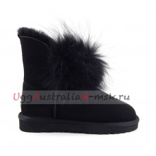 UGG IRINA FUR GUN II BLACK